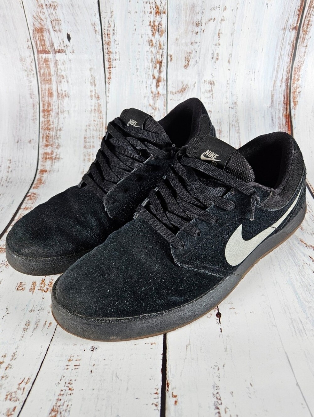 2011 Nike SB P-Rod V Black/Cement Skateboard Shoes / Mens Size 10.5 - Picture 4 of 11